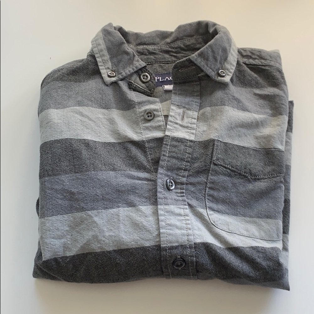 Boys Long Sleeve Button up